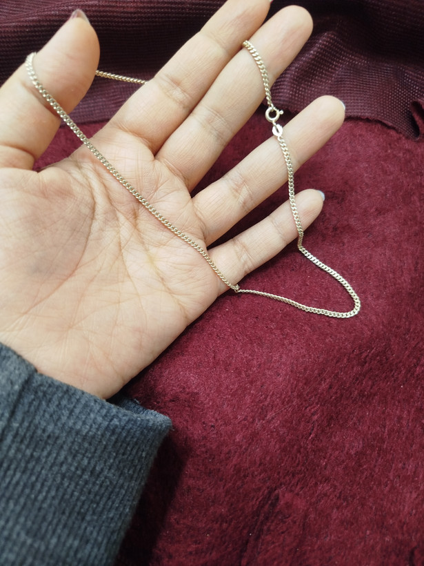 زنجیر نقره عیار ۹۲۵ ۴۰سانت